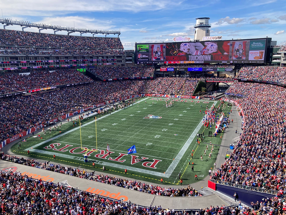 福克斯堡的吉列體育場(Gillette Stadium)